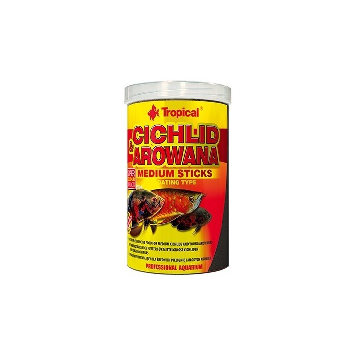 Tropical Cichlid+Arowana Medium stick 250ml /90g