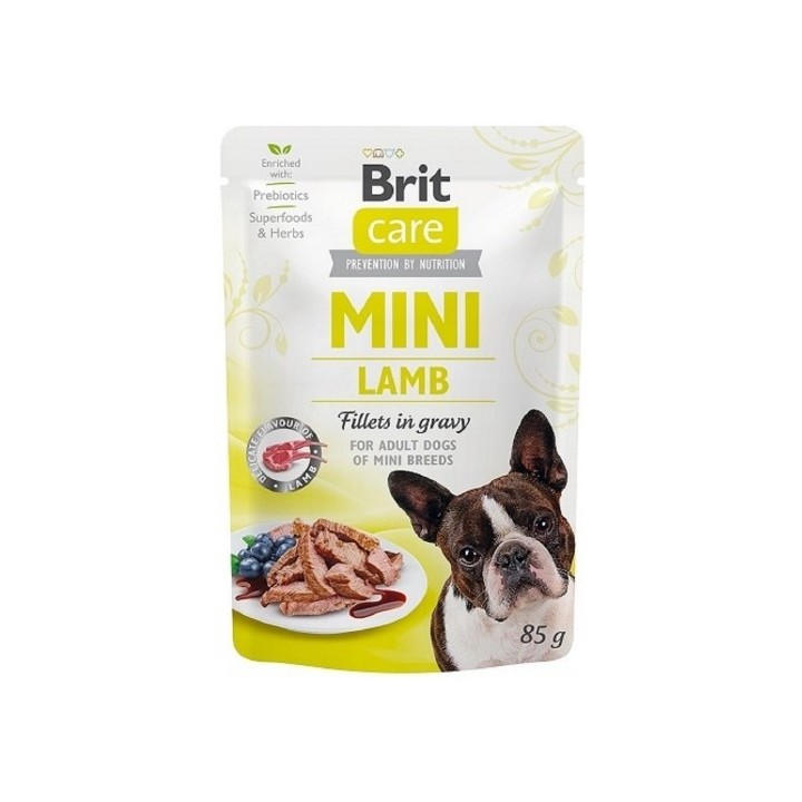Brit Care Mini Lamb fillets in gravy 85g