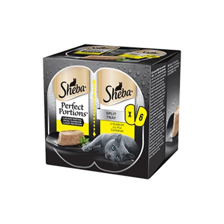 Sheba Perfect Portions 3 x 75g losos cat