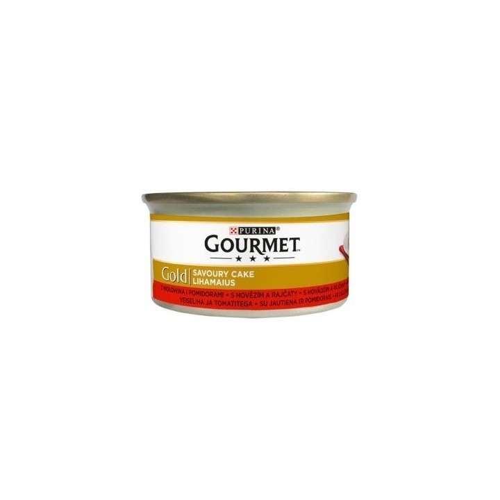 Gourmet  85g gold hovězí s rajčaty/12ks