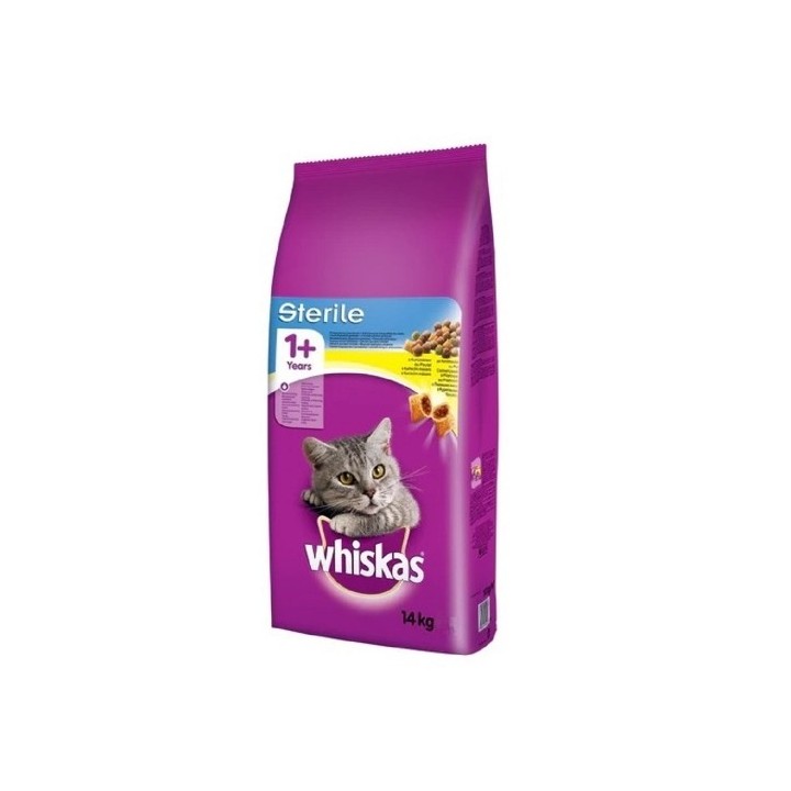 Whiskas 14kg sterile kuřecí cat