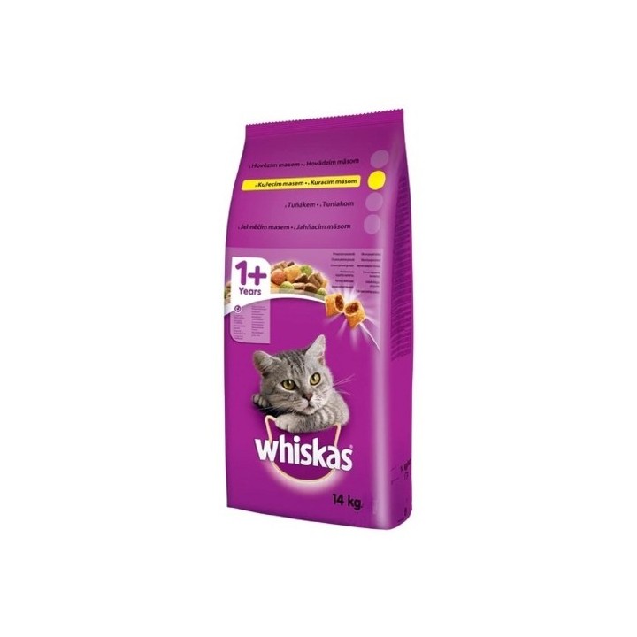 Whiskas 14kg drůbež cat