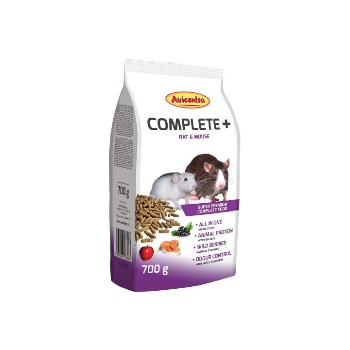 Avicentra  potkan+myš  COMPLETE+ 700g/5ks