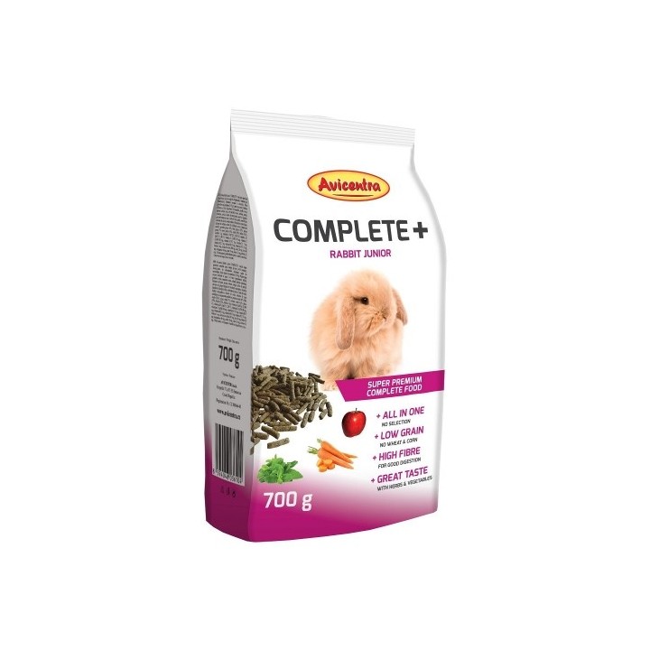 Avicentra  králík junior COMPLETE+ 700g/5ks