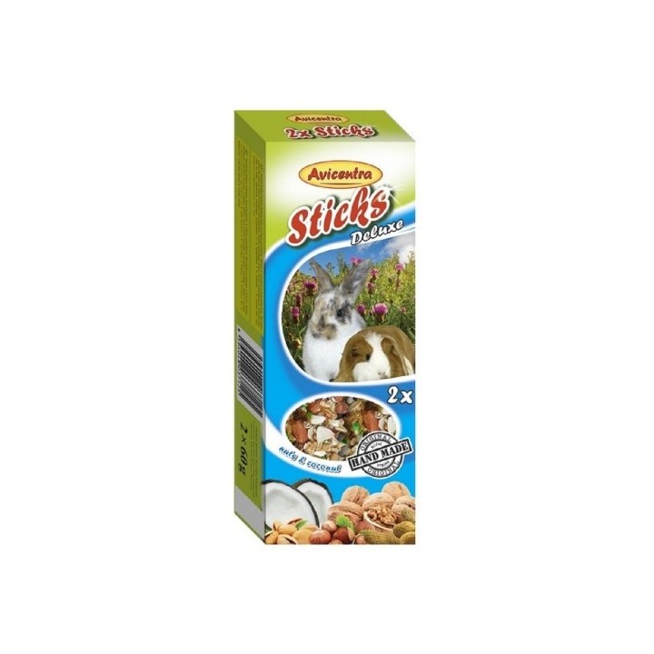 Avicentra tyč hlodavec velký ořech+kokos 120g/2ks