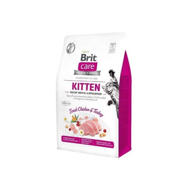 Brit Care 400g Kitten Healthy Growth grain free cat