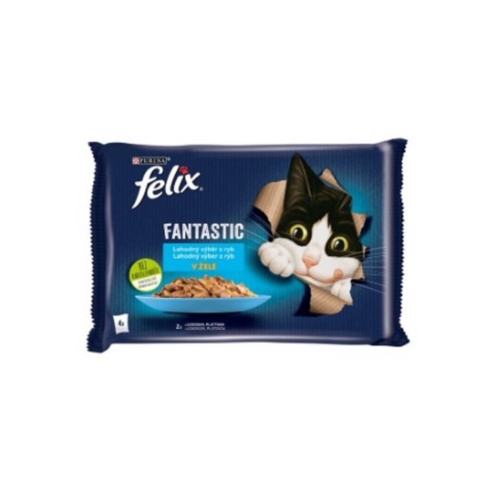 Felix Fantastic 85gx4ks kaps. losos+cuketa/pstruh+zel.fazolka /12ks