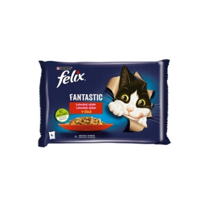 Felix Fantastic 85gx4ks kaps.králík+jehně v želé/12ks