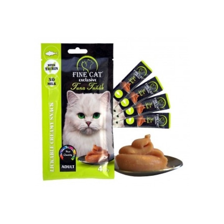 Fine cat Exclusive krémová svačinka Tuna 4x15g