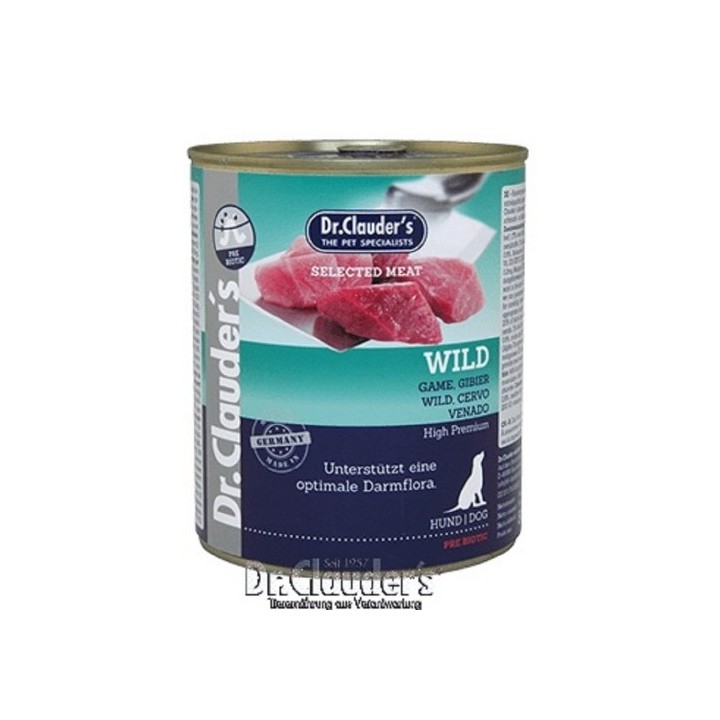 Dr.Clauder´s Wild (zvěřina) 800g dog