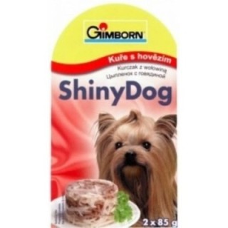 Shiny dog 2x85g kuře+hovězí/8ks