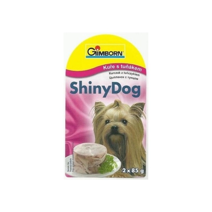 Shiny dog 2x85g kuře+tuňák/8ks