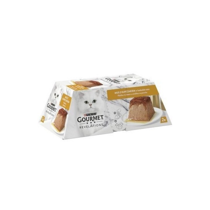 Gourmet revelations 2x57g paštika s kuřecím cat