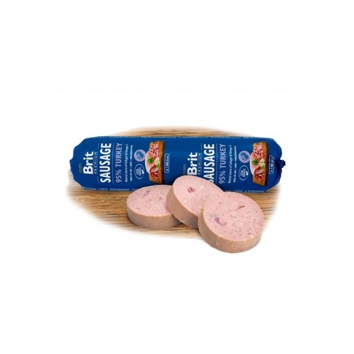 Brit Premium Sausage 800g Turkey dog