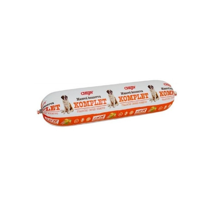 Chejn 1kg Masová konzerva komplet zelenina dog