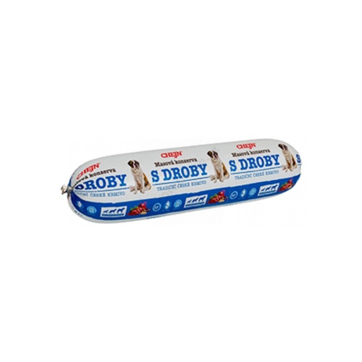 Chejn 1kg Masová konzerva s droby dog