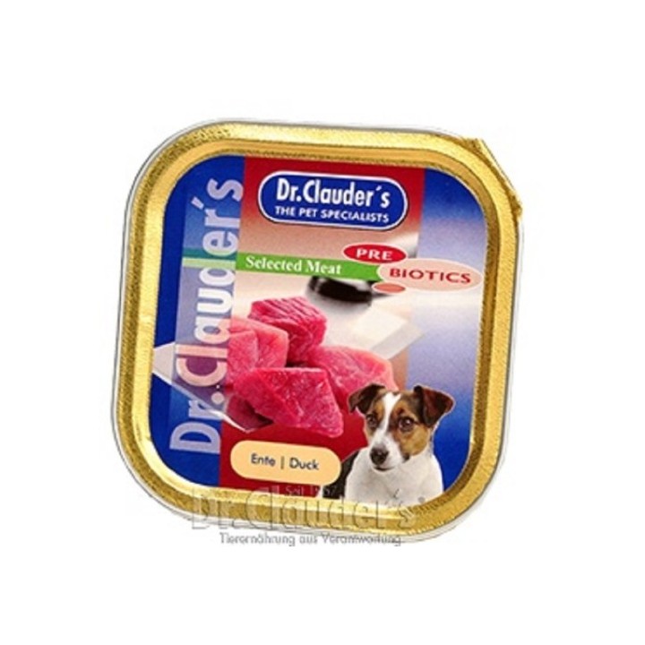 Dr.Clauder´s paštika Ente (kachní maso) 100g dog