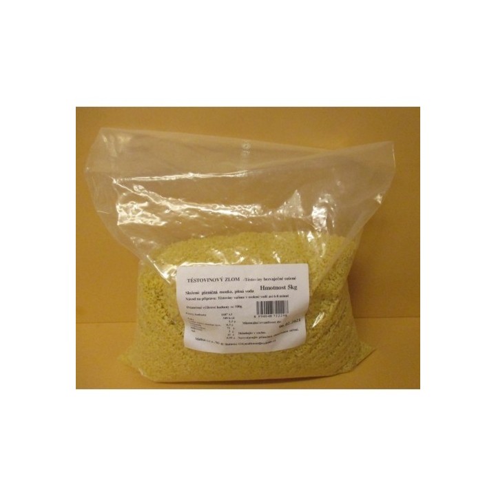 Těstoviny   5kg světlé /Malitas