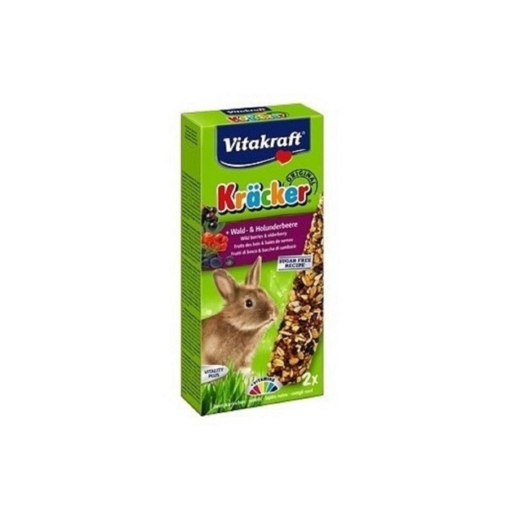 Kräcker tyč. králík lesní ovoce+bezinky 2ks/10ks/bal.