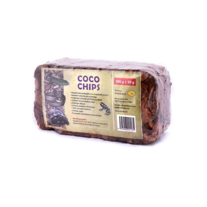 Stelivo kokosové chipsy-kostka 500g