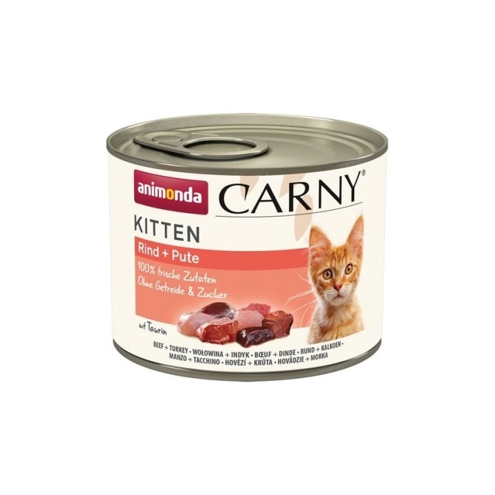 Animonda 200g Carny kitten hovězí+krůta