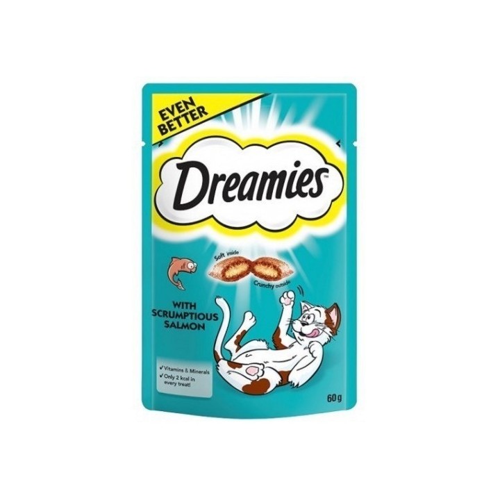 Dreamies s lososem 60g  cat