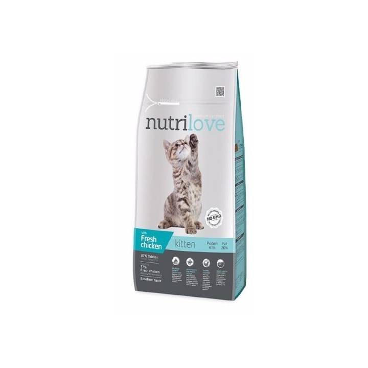 Nutrilove  8 kg Kitten  Fresh Chicken