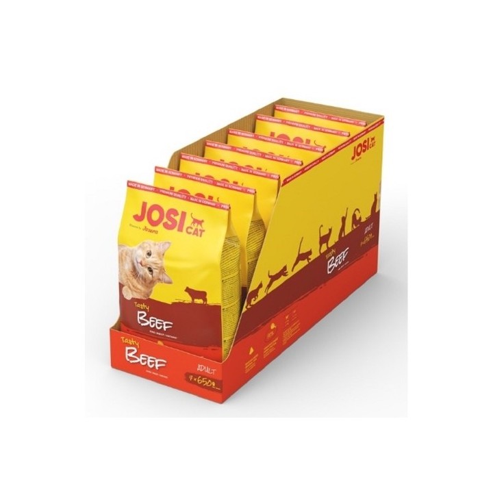 JosiCat 4,55kg Tasty Beef 7x650g