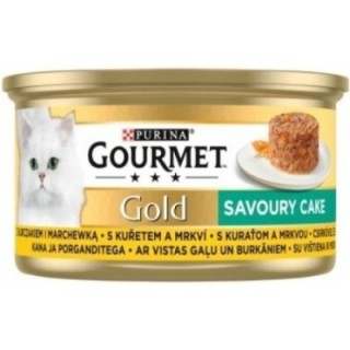 Gourmet 85g Gold Savoury Cake s kuřetem a mrkví