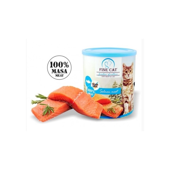 Fine cat 800g Salmon 100% meat