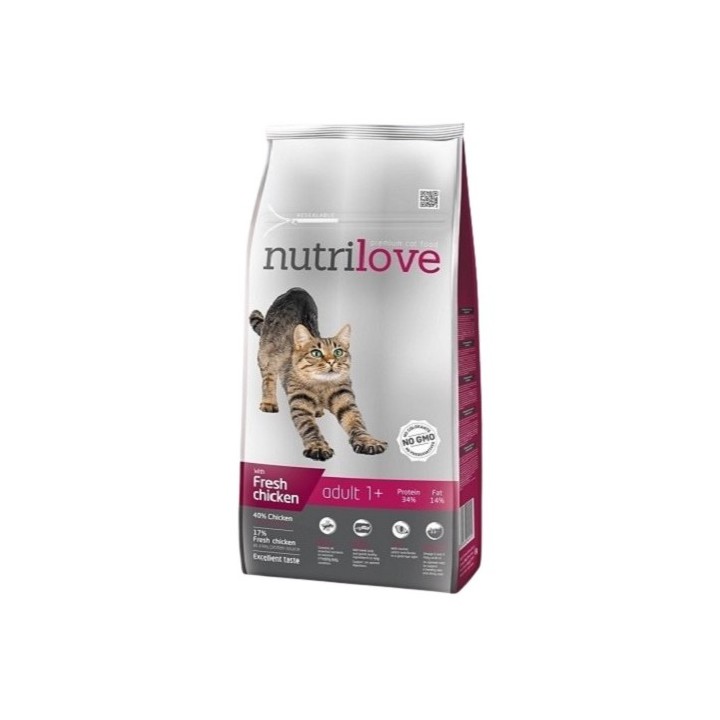 Nutrilove  8 kg Adult Fresh Chicken cat