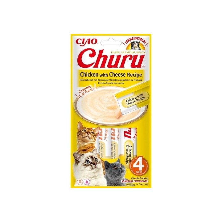 Churu Cat Chicken with Cheese Recipe 4x14g