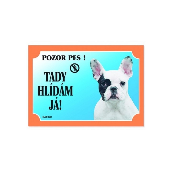 Cedulka franc.buldoček světlý