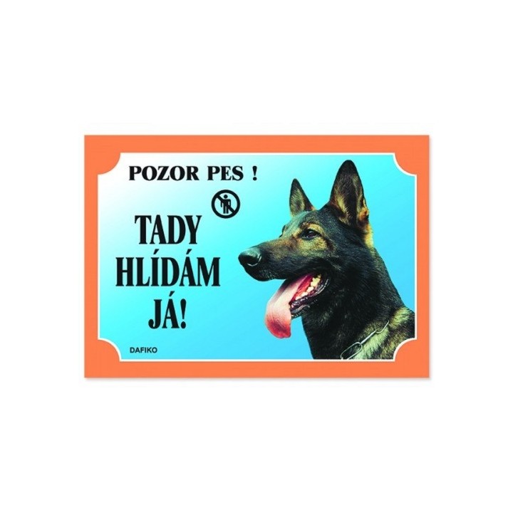 Cedulka německý ovčák vlkošedý Cedulka německý ovčák vlkošedý