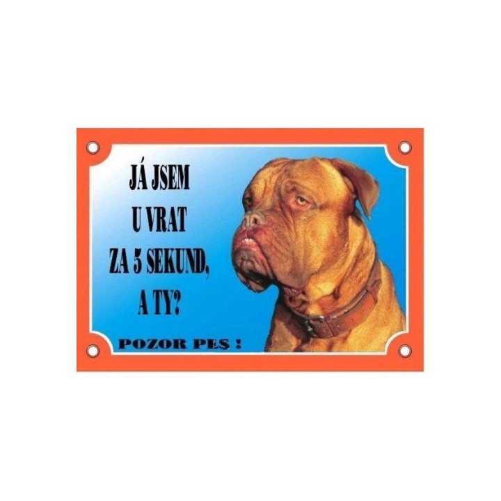 Cedulka doga bordeauxská