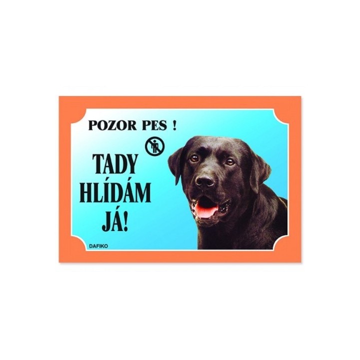 Cedulka labr.retrívr tmavý