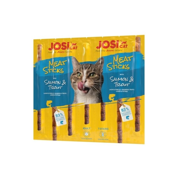 JosiCat 35g Meat Sticks  Salmon & Trout  (7x5g)