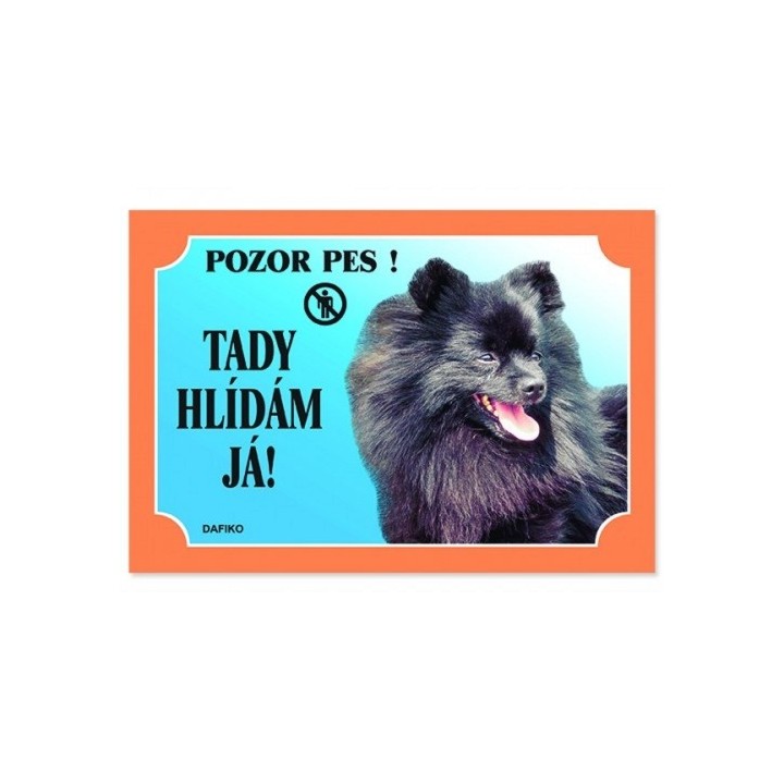 Cedulka špic černý