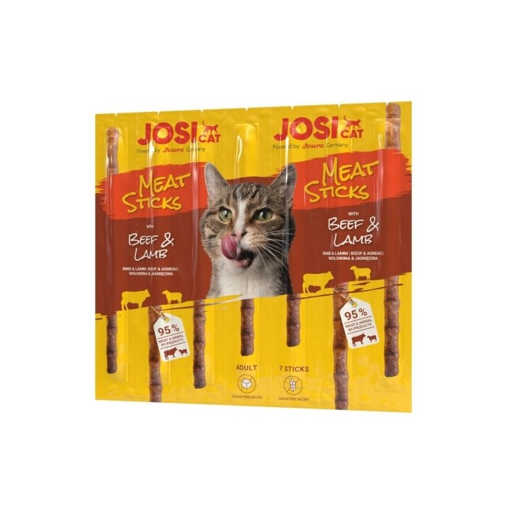 JosiCat 35g Meat Sticks  Beef & Lamb  (7x5g)