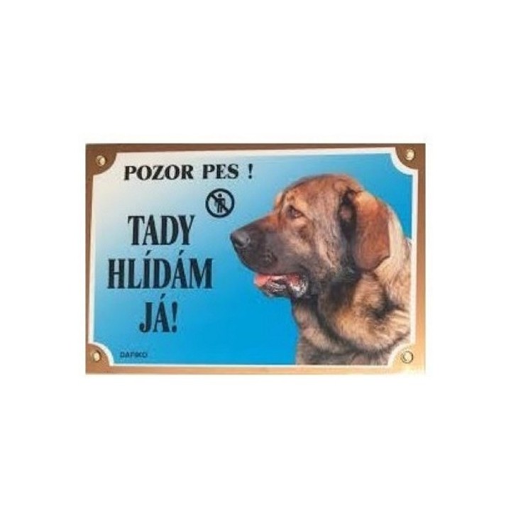 Cedulka španělský mastin
