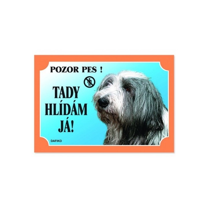 Cedulka bearded kolie