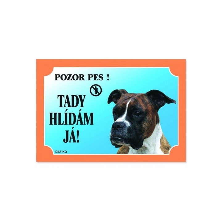 Cedulka boxer německý