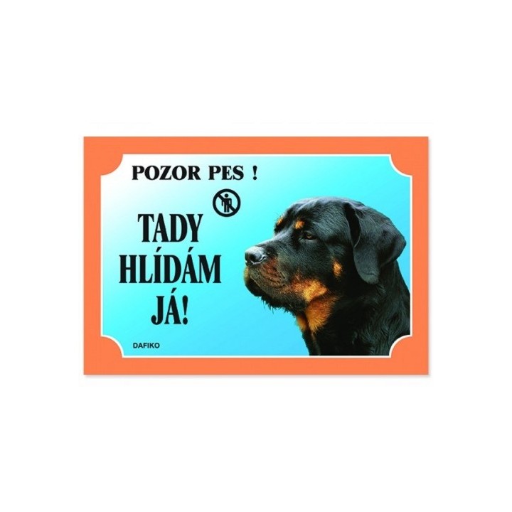 Cedulka rottweiler