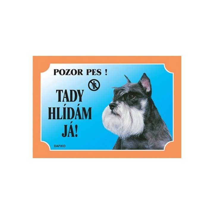 Cedulka knírač pepř a sůl