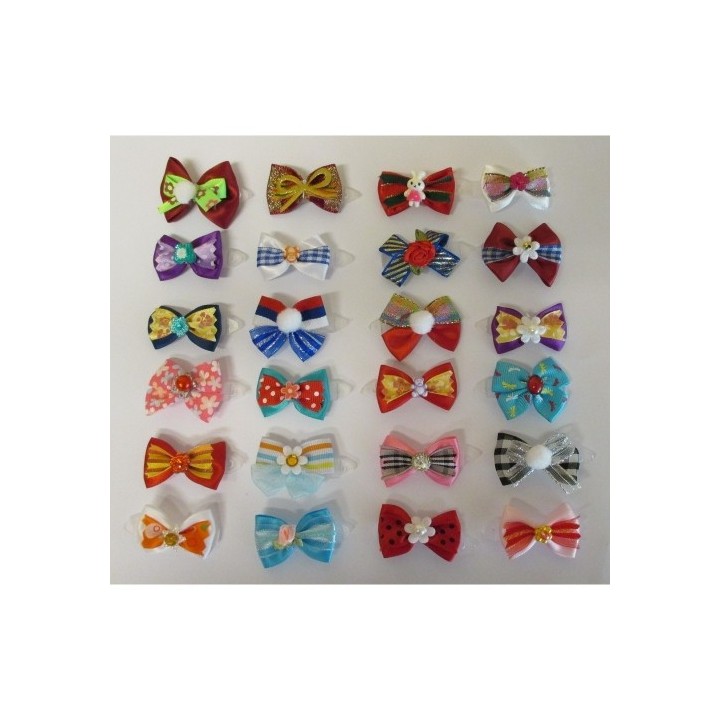 Mašle textil mix york 4cm se sponou Tatrapet
