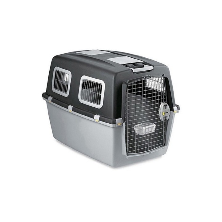 Přepravka - Gulliver Plus  č.4 71x51x50  tmavá/světlá  + miska na vodu