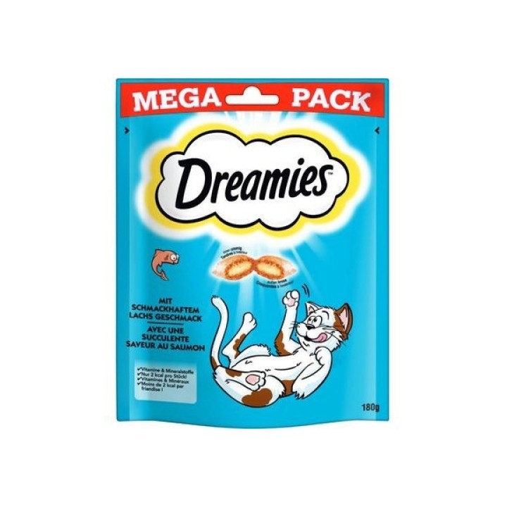 Dreamies Mega Pack s lososem 180g cat