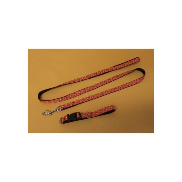 Souprava nylon.obojek+vodítko 1,5x26-38/125cm