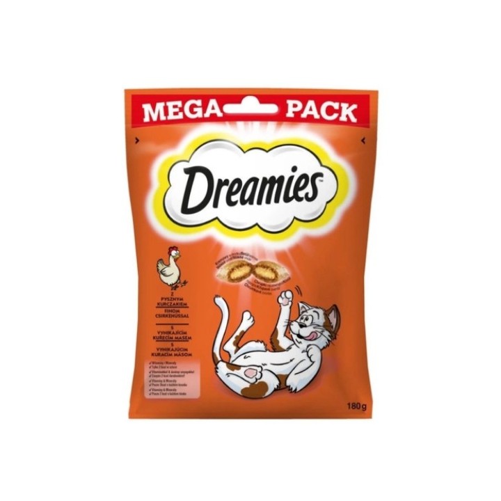 Dreamies Mega Pack kuřecí 180g cat