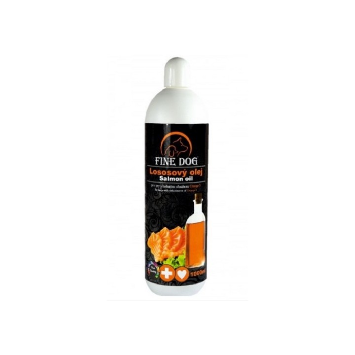 Fine dog  Lososový olej 1000ml